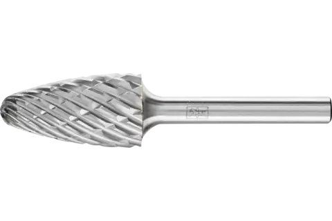 Hartmetall Hochleistungsfrässtift STEEL Rundbogen RBF Ø 16x30mm Schaft-Ø 6 mm für Stahl 1