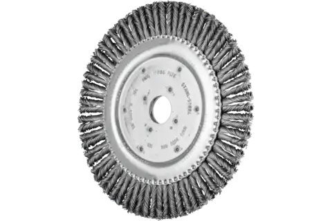 Spazzola COMBITWIST PIPELINE con filo ritorto RBG Ø 178x6x22,2 mm filo d’acciaio Ø 0,50 mm smerigliatrice angolare 1