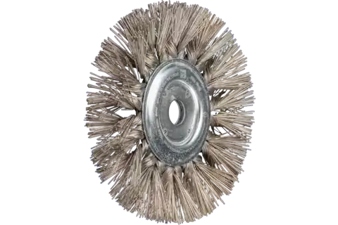 Standard Twist Knot Wire Wheel Brush 7-1/2" Dia. 270 Grit 1-1/4" Arbor 1