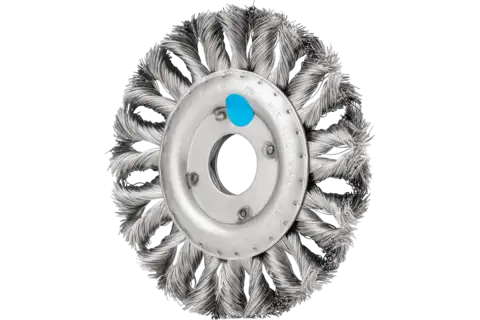 COMBITWIST INOX-TOTAL wheel brush RBGIT dia. 115x12x22.2 mm stainless steel wire dia. 0.35 mm angle grinders 1