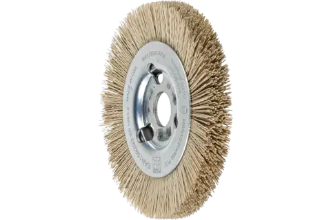 Wheel brush slim crimped RBU dia. 100x12x16 mm hole DIAMOND filament dia. 0.35 mm grit 600 1