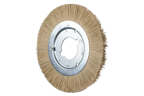 Ronde borstel smal ongetordeerd RBU Ø 200x12x50,8 mm asgat DIAMANT-filamentdraad-Ø 0,35 mm korrel 600 1