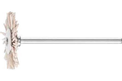 Microspazzola a disco RBU Ø 22x2 mm, gambo Ø 2,34 mm, filamento ossido di alluminio Ø 0,50 mm, granulo 320 1