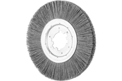 Carda redonda, sin trenzar RBU Ø 250x15x50,8 mm agujero, filamento de SiC Ø 0,55 mm, grano 120, estacionaria 1
