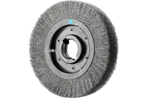 wheel brush wide crimped RBU dia. 250x48xvariable hole stainless steel wire dia. 0.30 bench grinder 1
