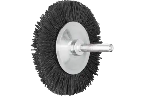 Wheel brush crimped RBU dia. 70x8 mm shank dia. 6 mm ceramic filament dia. 0.55 mm grit 120 1