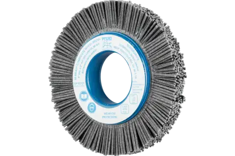 COMPOSITE wheel brush RBUP dia. 150x25x50.8 mm hole SiC filament dia. 1.14 mm grit 80 stationary 1