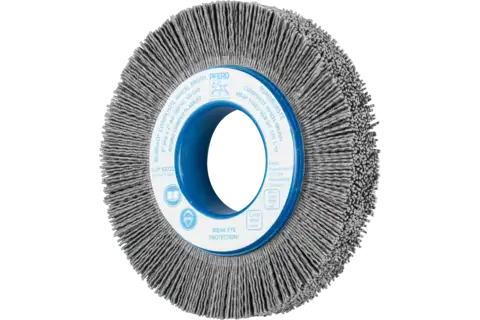 COMPOSITE wheel brush RBUP dia. 150x25x50.8 mm hole SiC filament dia. 1.10 mm grit 120 stationary 1