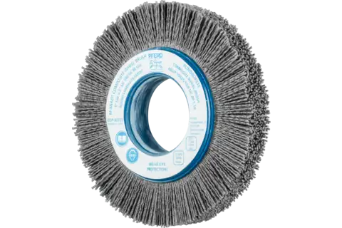 Carda redonda COMPOSITE RBUP Ø 150x25x50,8 mm agujero, filamento SiC Ø 1,10 mm, grano 80, uso estacionario 1