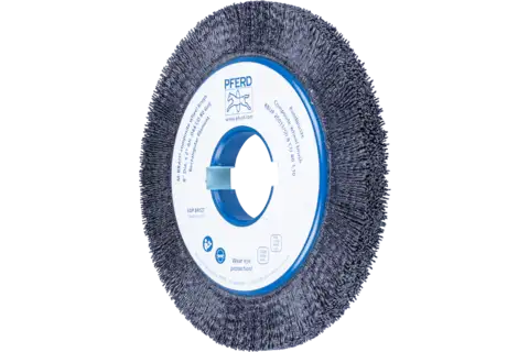 COMPOSITE wheel brush RBUP dia. 200x13x50.8 mm hole ceramic filament dia. 1.10 mm grit 80 stationary 1