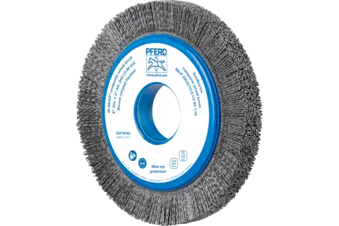 COMPOSITE wheel brush RBUP dia. 150x13x50.8 mm hole ceramic filament dia. 1.10 mm grit 80 stationary 1
