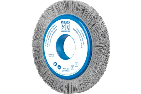 COMPOSITE wheel brush RBUP dia. 200x25x50.8 mm hole SiC filament dia. 1.10 mm grit 120 stationary 1