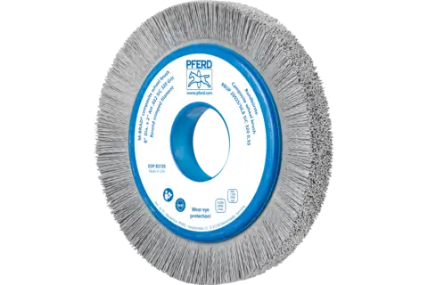 COMPOSITE wheel brush RBUP dia. 200x25x50.8 mm hole SiC filament dia. 0.55 mm grit 320 stationary 1