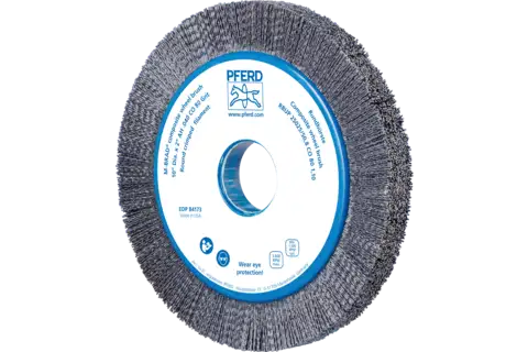 COMPOSITE wheel brush RBUP dia. 250x25x50.8 mm hole ceramic filament dia. 1.10 mm grit 80 stationary 1