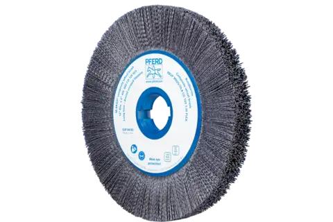 Spazzola a disco COMPOSITE FLEX RBUP Ø 300x25x50,8 mm filamento ceramico Ø 1,10 mm granulo 120 macchina stazionaria 1