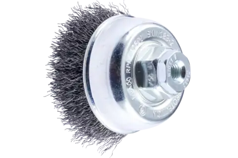 POS cup brush crimped TBU dia. 65 mm M14/M10 steel wire dia. 0.30 mm universal angle grinder 1