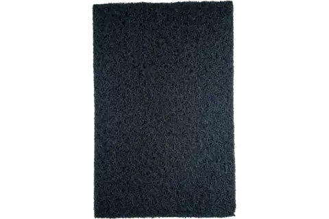 POLIVLIES Hand Pad, 6" x 9, black, 400 grit, ultra fine, aluminium oxide 1