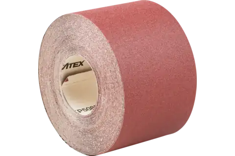 Aluminium oxide shop roll paper SBR-P width 115 mm x length 25 m A80 for general use 1