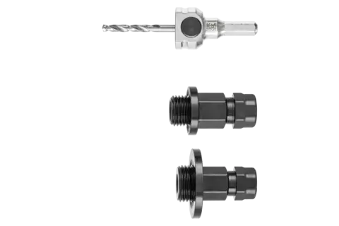 Adapter set for hole saws