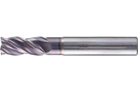 Universal end mill with four cutting edges UC4, Chamfer corner design