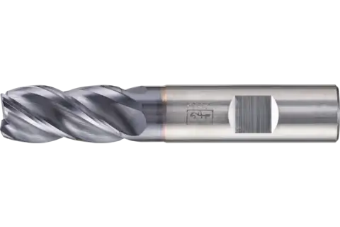 VHM corner mill long, 4 blades, diameter 16 mm, radius 1.0 mm TiAlN shank HB Universal Line roughing finishing slot cutting 1