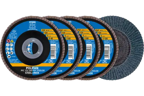 STEELOX cut-off wheel and flap disc sets