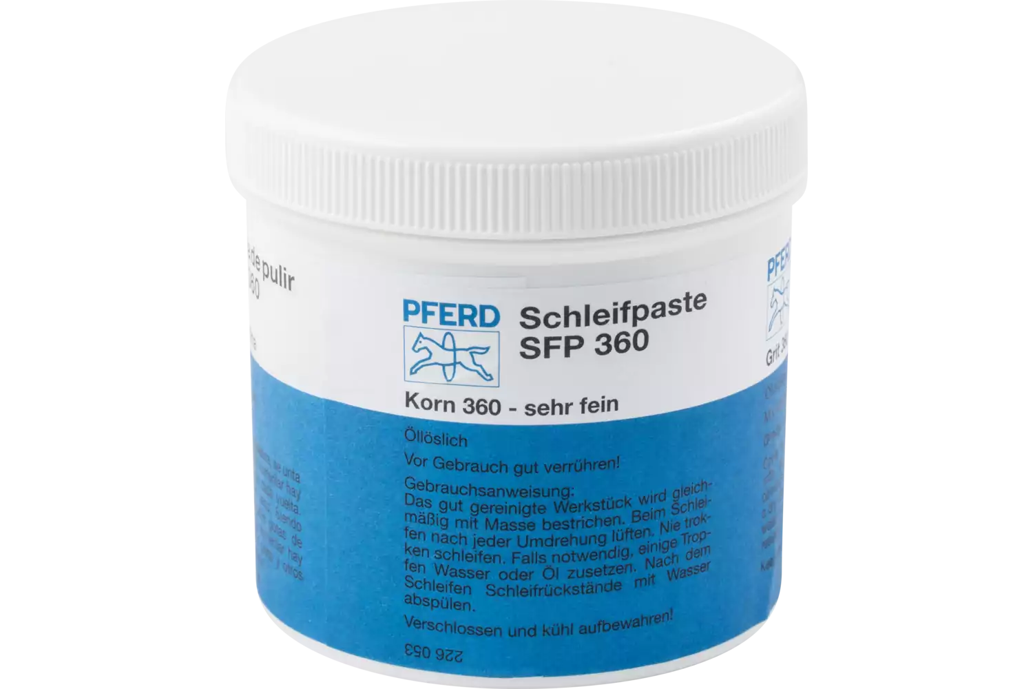 Grinding paste SFP 250g grit SIC 360 250g for fine grinding and grinding in of valves and bearings 1