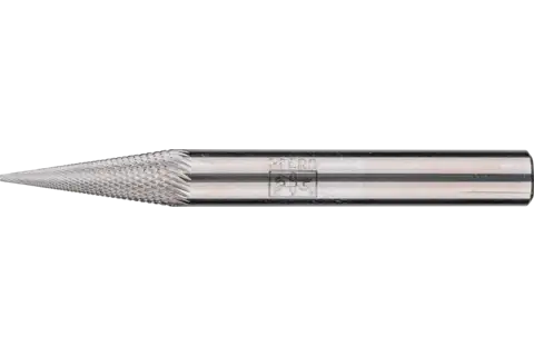 Hardmetalen hoogrendementsstiftfrees MICRO spitse kegelvorm SKM Ø 06x18 mm stift-Ø 6 mm fijnbewerking 1