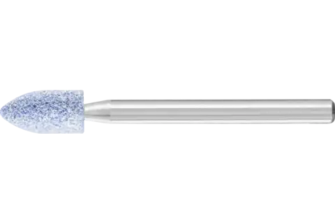 TOUGH Schleifstift Spitzbogen Ø 5x10mm Schaft-Ø 3 mm CO100 für schwer zerspanbare Werkstoffe 1