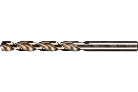 Spiral drill INOX dia. 10.2 mm HSS-E Co5 N DIN 340 135° long version for deep drilling for tough and hard materials 1