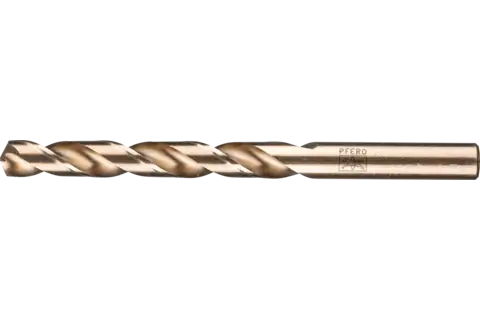 Spiral drill INOX dia. 10.5 mm HSS-E Co5 N DIN 340 135° long version for deep drilling for tough and hard materials 1