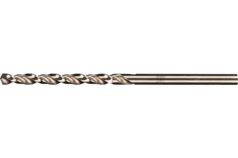 Spiral drill INOX dia. 3.1 mm HSS-E Co5 N DIN 340 135° long version for deep drilling for tough and hard materials 1