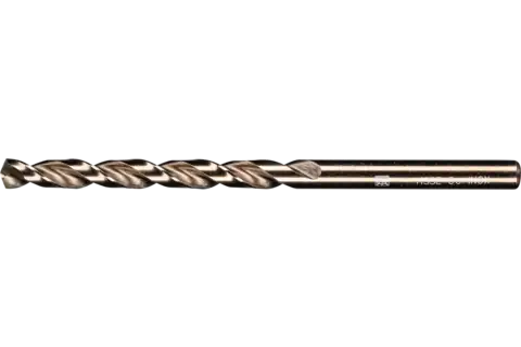 Spiral drill INOX dia. 5.1 mm HSS-E Co5 N DIN 340 135° long version for deep drilling for tough and hard materials 1