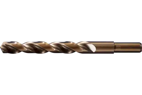 Broca espiral INOX Ø 15,5 mm HSS-E Co5 N DIN 338 135° para materiales duros y resistentes 1