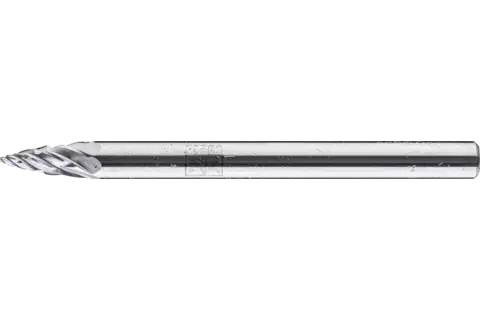 Hartmetall Hochleistungsfrässtift ALLROUND Spitzbogen SPG Ø03x07mm Schaft-Ø 3mm universal grob 1