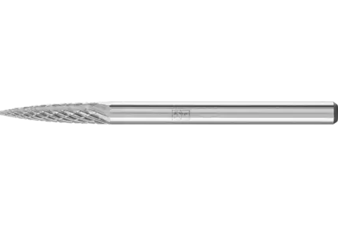 Trzpień frezarski ze stopów twardych kształt pocisku SPG Ø 03 × 13 mm trzpień Ø 3 mm Z4 uniwersalne średnio drobne 1