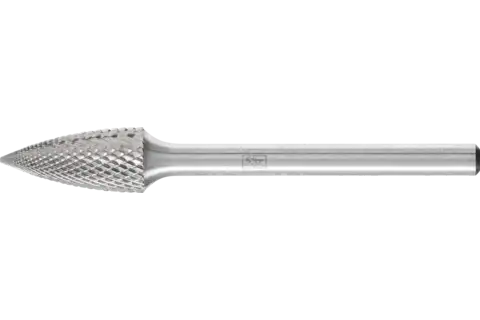 Hartmetall Hochleistungsfrässtift MICRO Spitzbogen SPG Ø 06x13 mm Schaft-Ø 3 mm Feinbearbeitung 1
