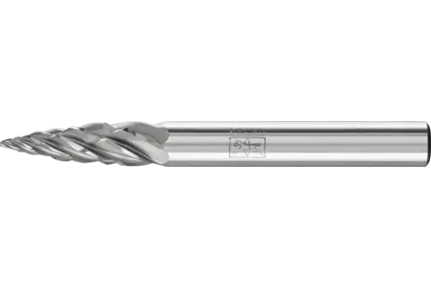 Hardmetalen hoogrendementsstiftfrees CAST spitse boogvorm SPG Ø 06x18 mm stift-Ø 6 mm voor gietijzer 1