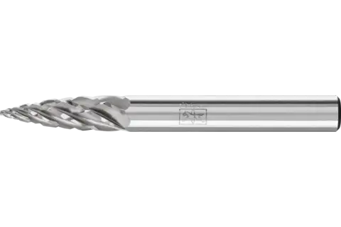 Hartmetall Hochleistungsfrässtift STEEL Spitzbogen SPG Ø 06x18 mm Schaft-Ø 6 mm für Stahl 1