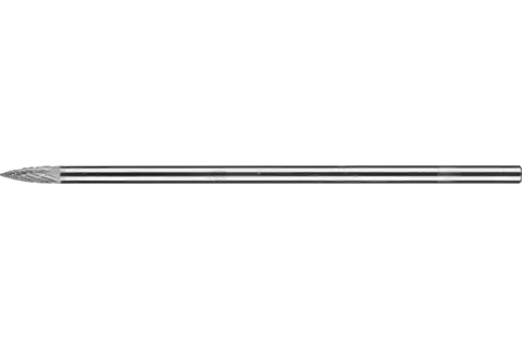 Trzpień frezarski ze stopów twardych kształt pocisku SPG Ø 06 × 18 mm trzpień Ø 6 × 150 mm Z3P uniwersalne średnie krzyżowe 1