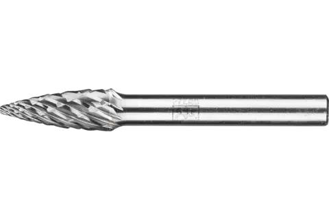 Tungsten carbide high-performance burr ALLROUND pointed tree SPG dia. 08x20mm shank dia. 6mm universal coarse 1