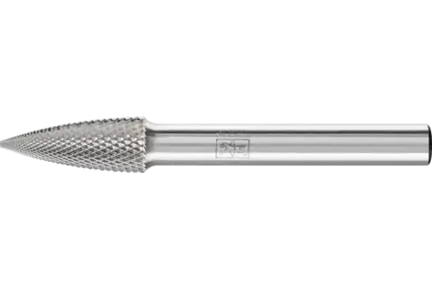 Hartmetall Hochleistungsfrässtift MICRO Spitzbogen SPG Ø 08x20mm Schaft-Ø 6 mm Feinbearbeitung 1