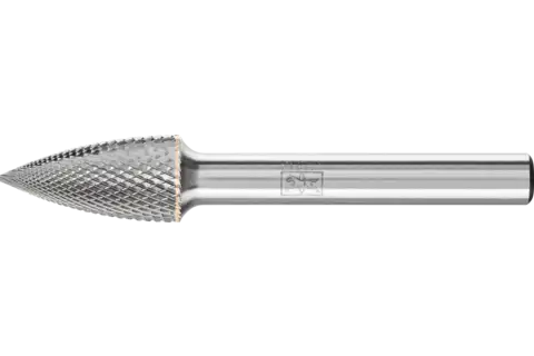 Hartmetall Hochleistungsfrässtift MICRO Spitzbogen SPG Ø 10x20mm Schaft-Ø 6 mm Feinbearbeitung 1