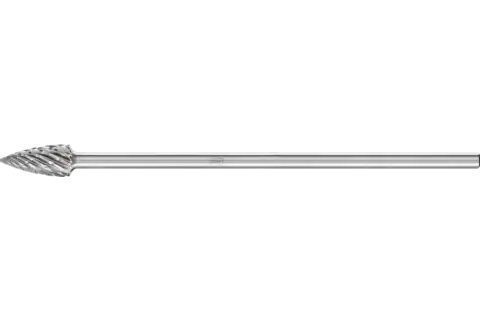 Wysokowydajny trzpień frezarski ze stopów twardych STEEL kształt pocisku SPG Ø 12 × 25 mm trzpień Ø 6 × 150 mm do stali 1