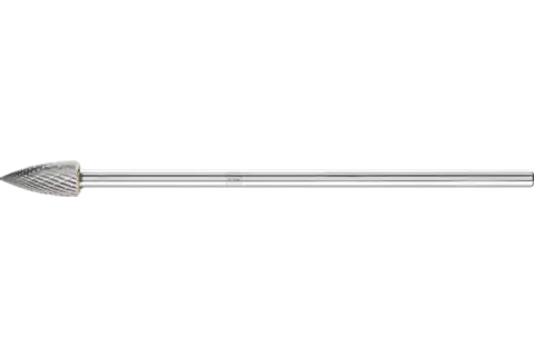 Trzpień frezarski ze stopów twardych kształt pocisku SPG Ø 12 × 25 mm trzpień Ø 6 × 150 mm Z3P uniwersalne średnie krzyżowe 1
