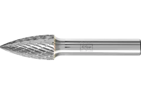 Hardmetalen hoogrendementsstiftfrees TOUGH spitse boogvorm SPG Ø 12x25 mm stift-Ø 8 mm slagvast 1