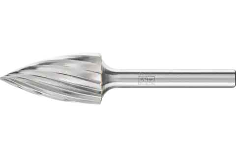 Trzpień frezarski ze stopów twardych kształt pocisku SPG Ø 16 × 30 mm trzpień Ø 6 mm Z1 uniwersalne grube 1