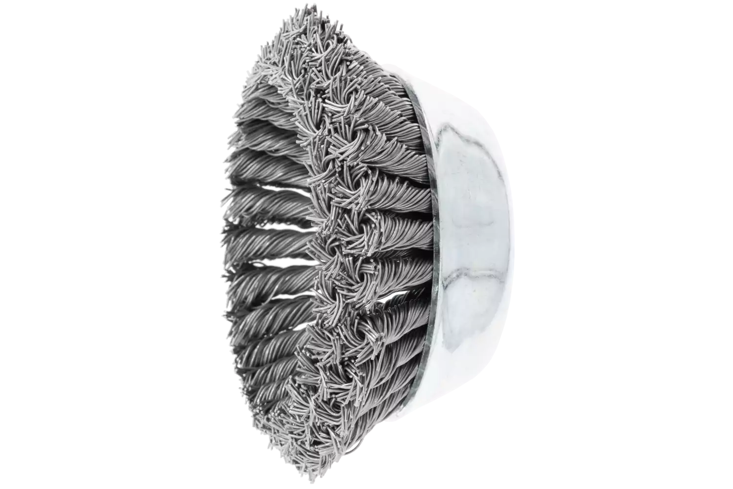 Cup brush 2 rows knotted TBG dia. 140 mm M14 steel wire dia. 0.80 angle grinder 1