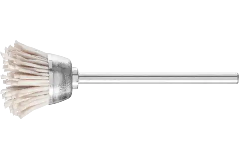 Microspazzola a tazza TBU Ø 18 mm, gambo Ø 2,34 mm, filamento ossido di alluminio Ø 0,50 mm, granulo 320 1