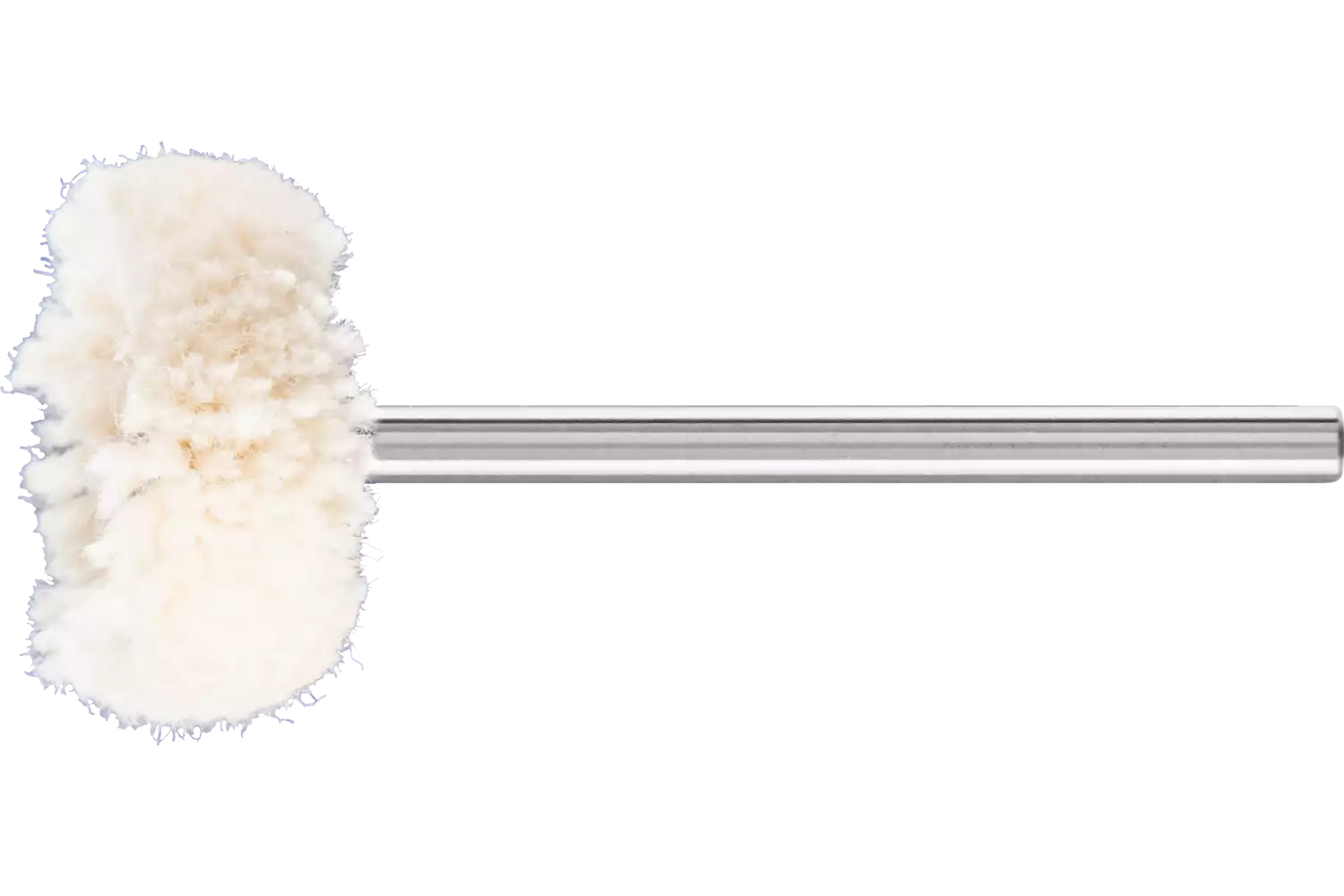 Disco in panno TR cotone Ø 22x10 mm, gambo Ø 3 mm per la lucidatura con pasta 1